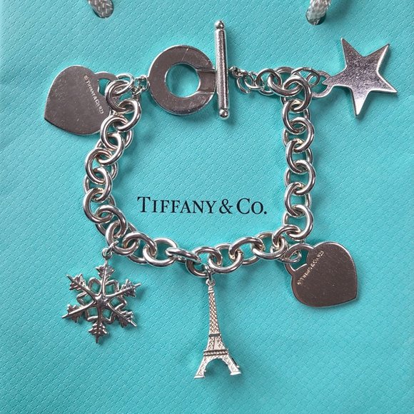 Tiffany's & Co Toggle Charm Bracelet - Picture 2 of 16